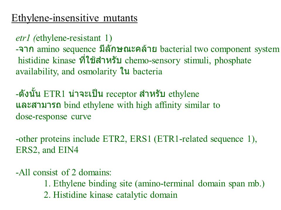 Ethylene-insensitive mutants