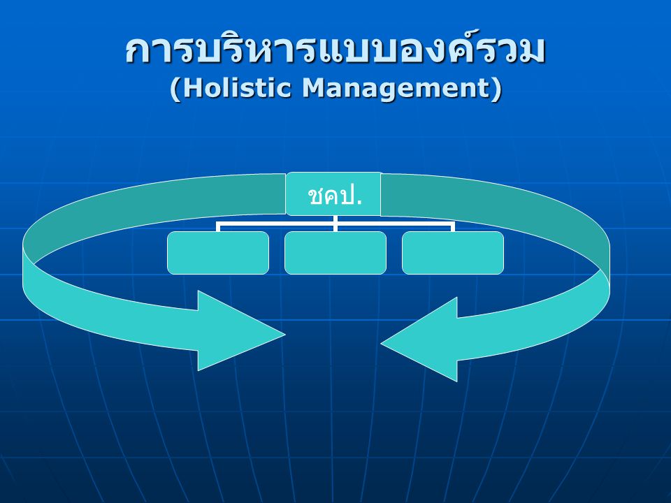 การบริหารแบบองค์รวม (Holistic Management)