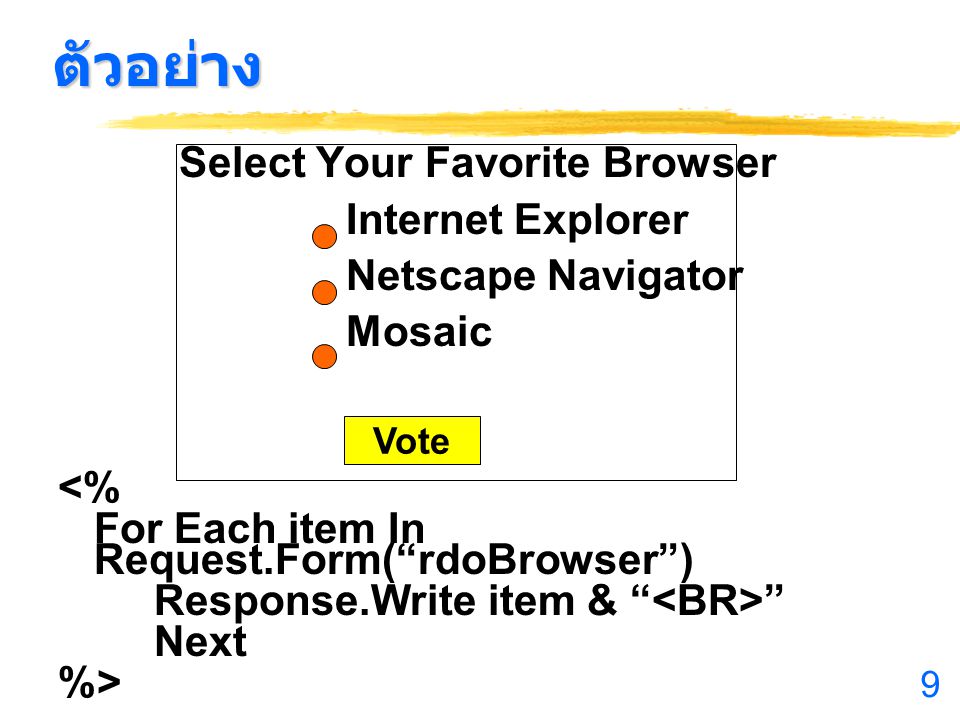 Select Your Favorite Browser