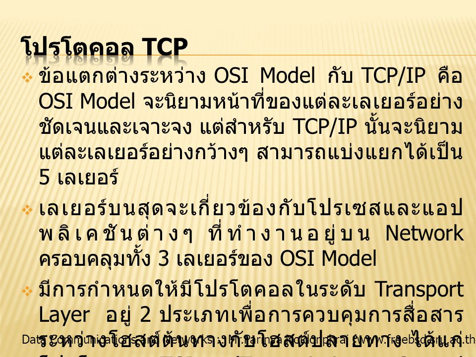 โปรโตคอล TCP