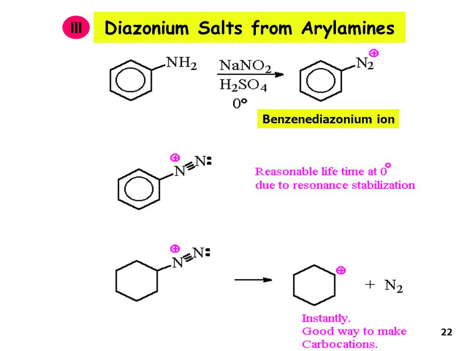 Diazonium Salts from Arylamines