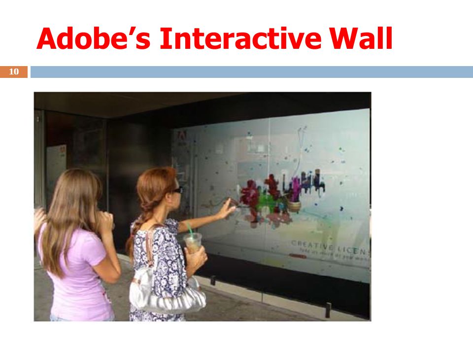 Adobe’s Interactive Wall