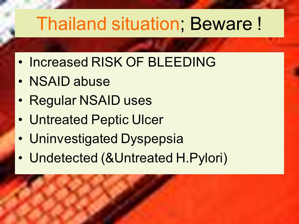 Thailand situation; Beware !