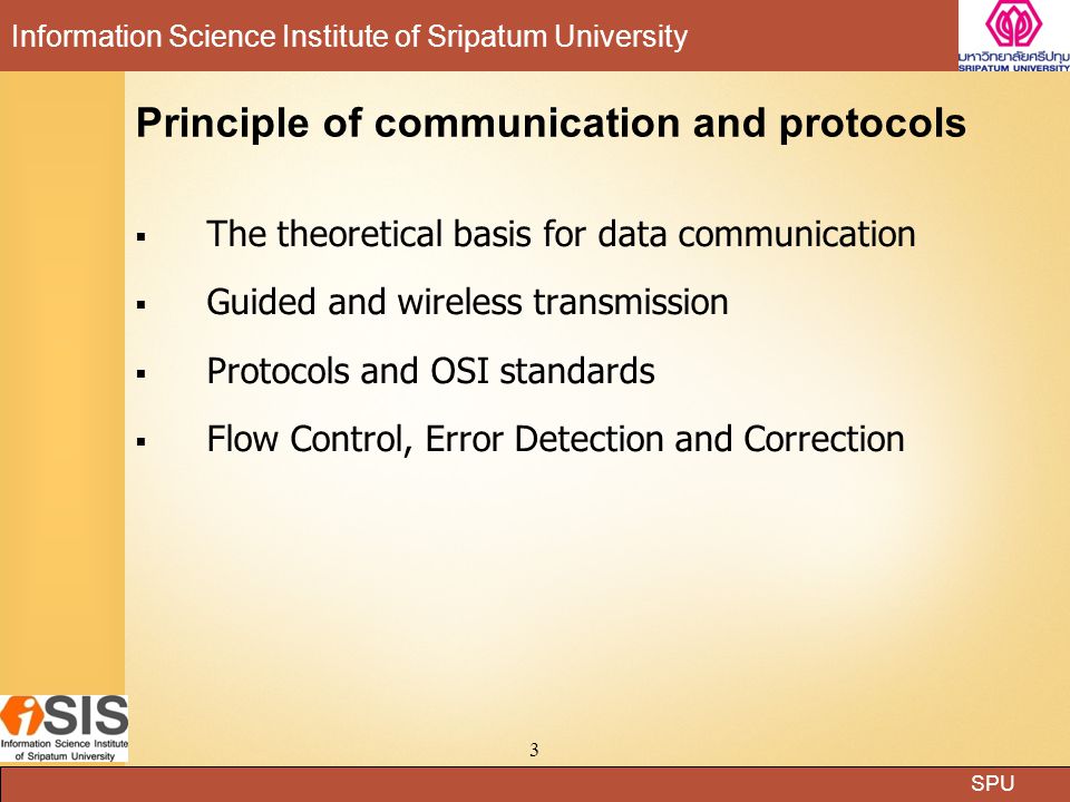 Principle of communication and protocols