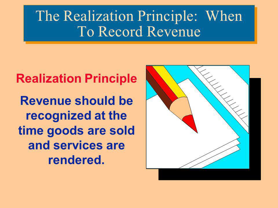 The Realization Principle: When To Record Revenue