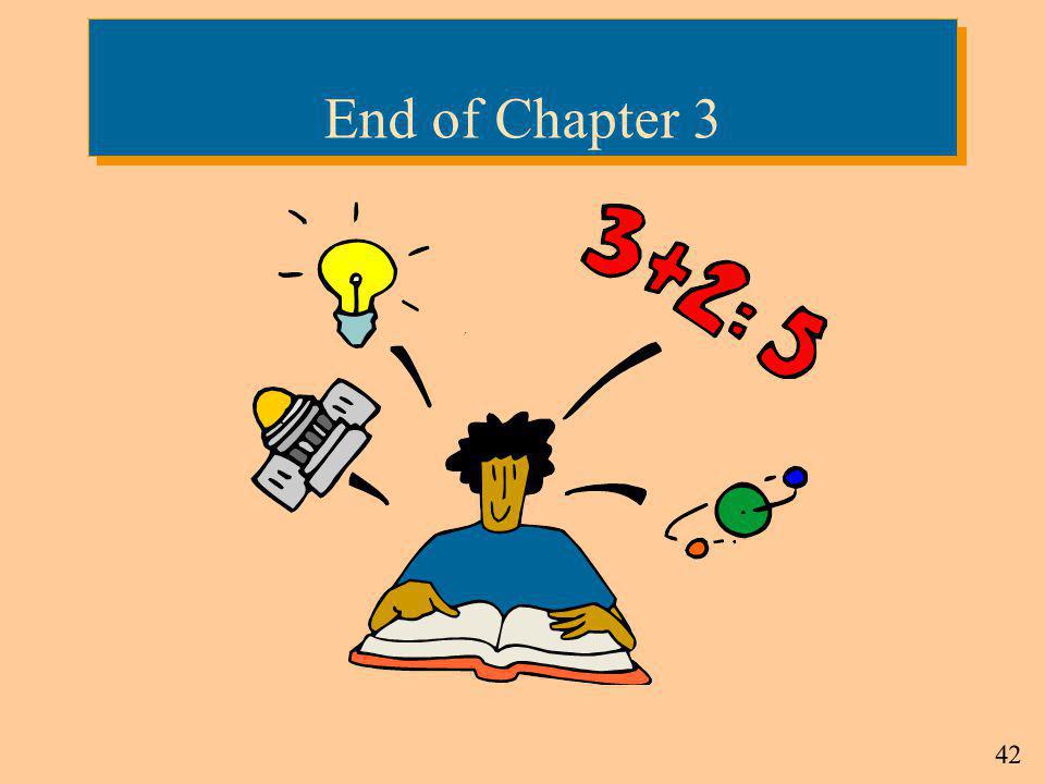 End of Chapter 3 4