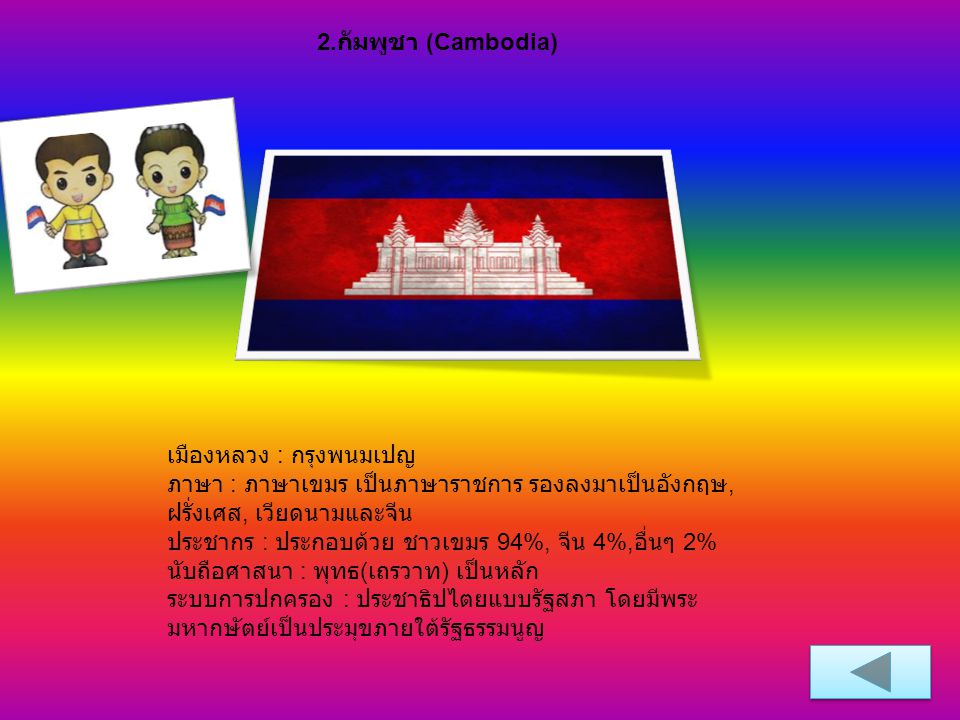 2.กัมพูชา (Cambodia)