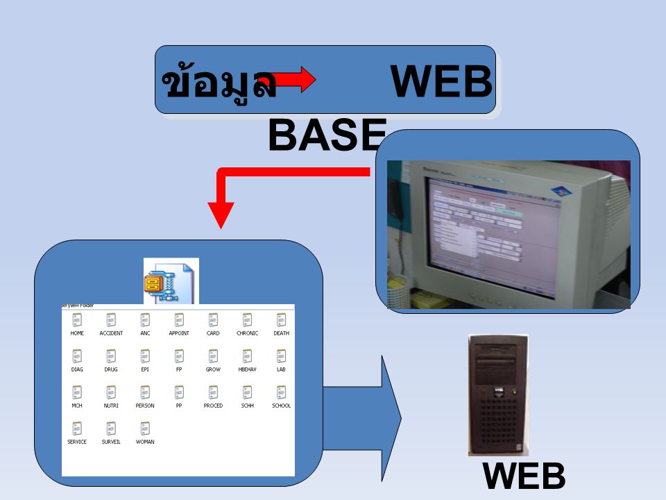 ข้อมูล WEB BASE WEB SERVER