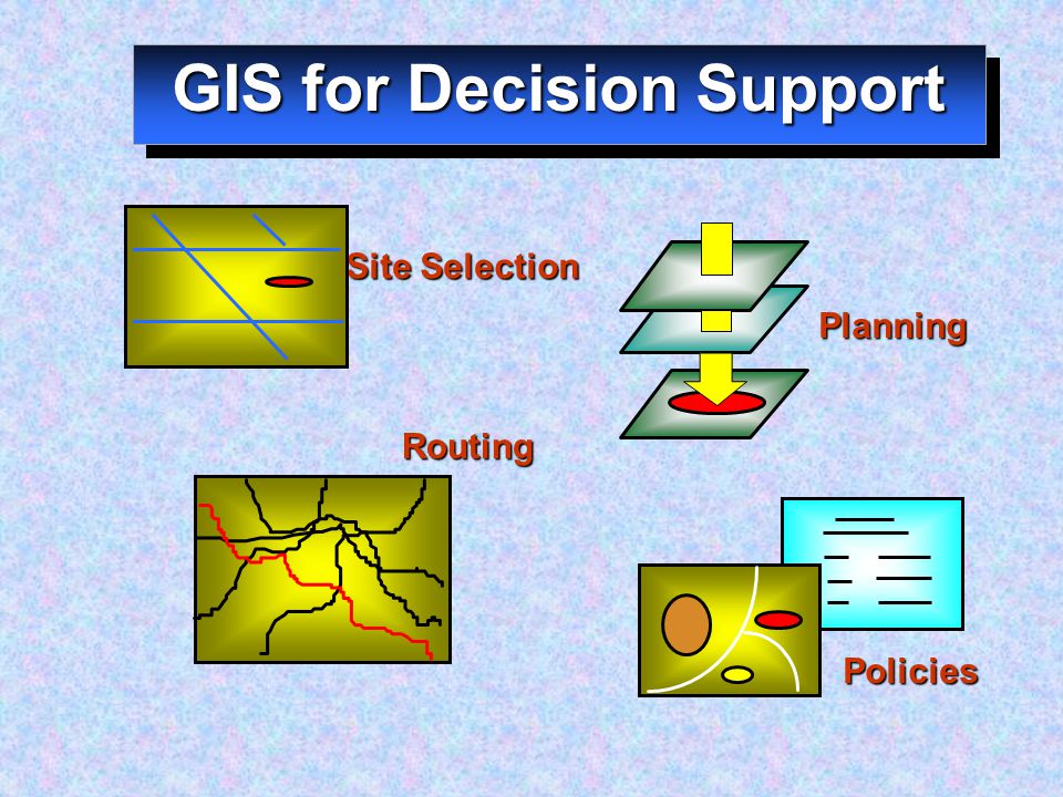 GIS for Decision Support