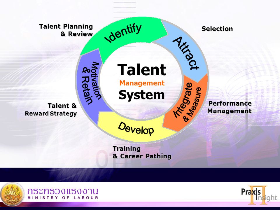 Talent Identify Attract Develop System Motivation & Retain Integrate