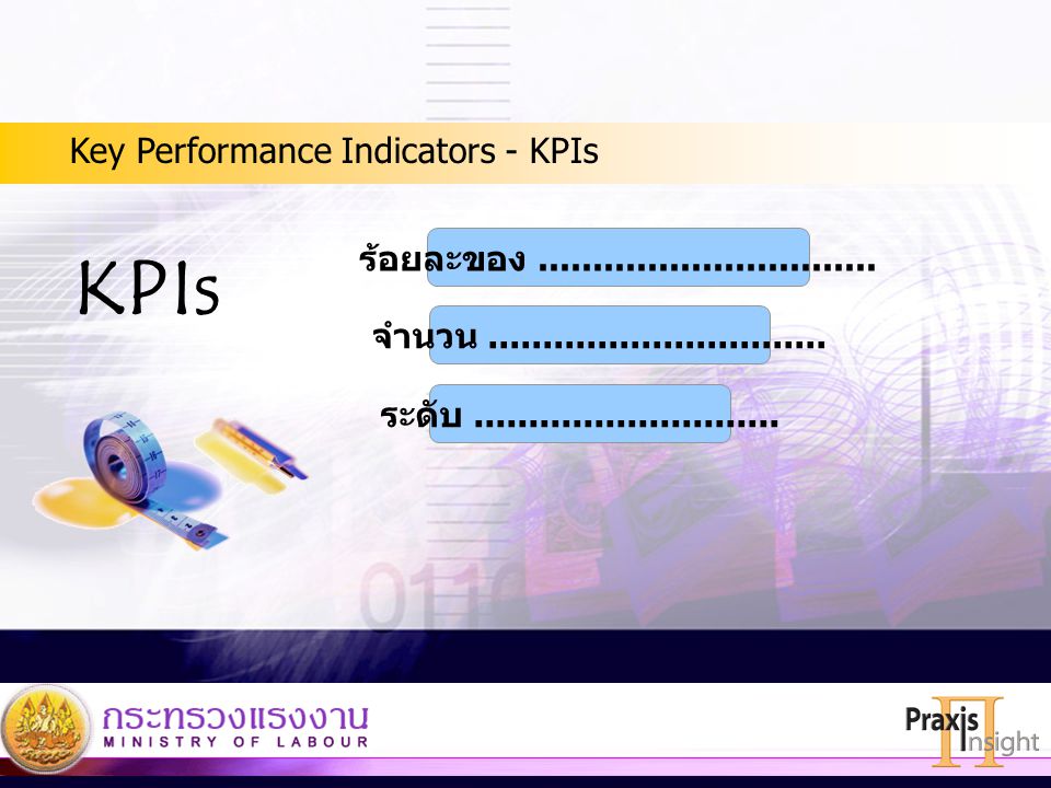 Key Performance Indicators - KPIs