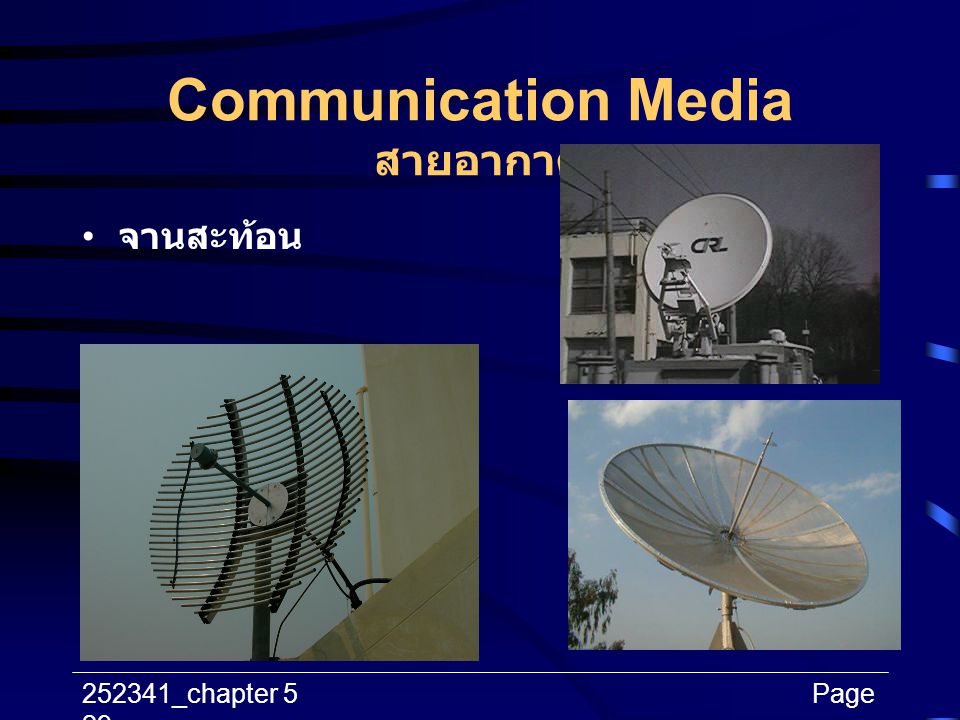 Communication Media สายอากาศ