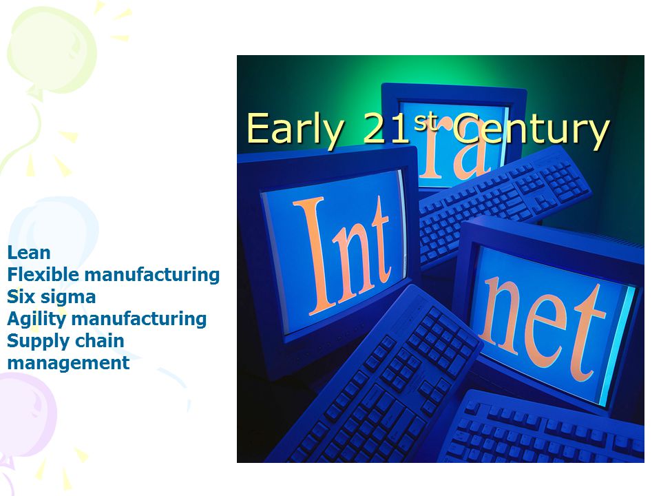 Early 21st Century Lean Flexible manufacturing Six sigma