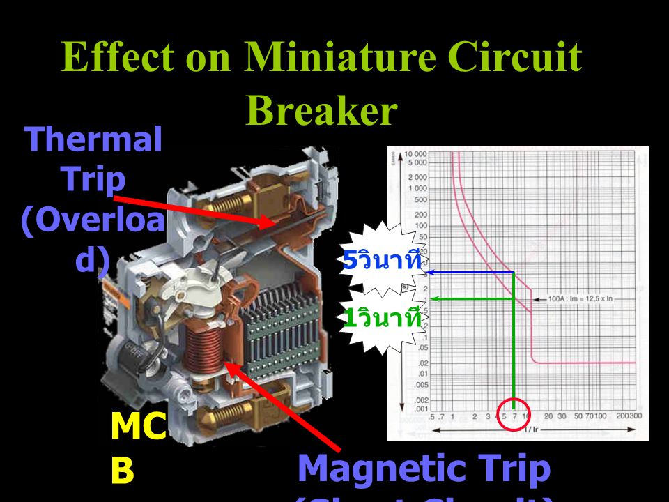 Effect on Miniature Circuit Breaker Magnetic Trip (Short Circuit)