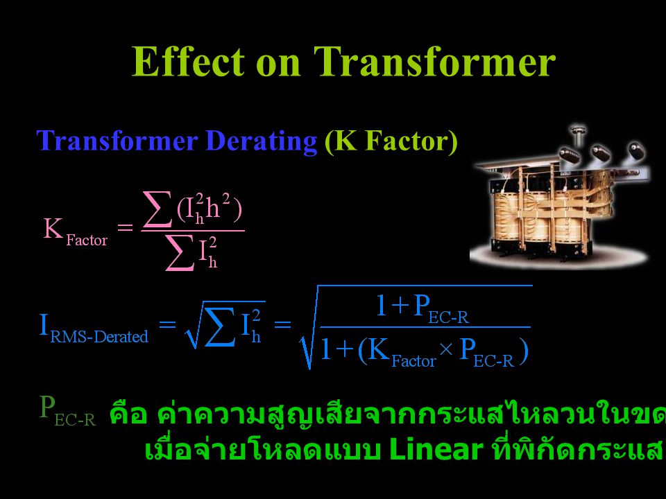 Effect on Transformer Transformer Derating (K Factor)