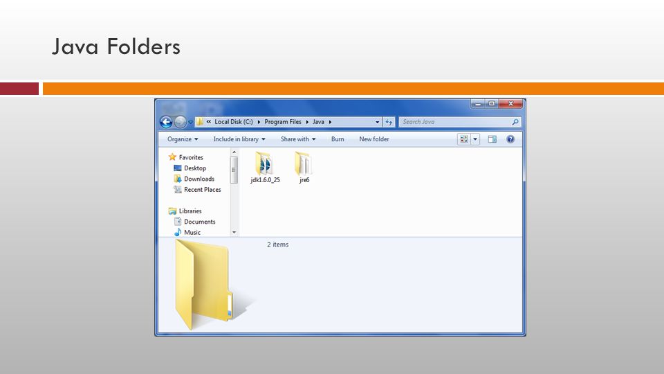 Java Folders
