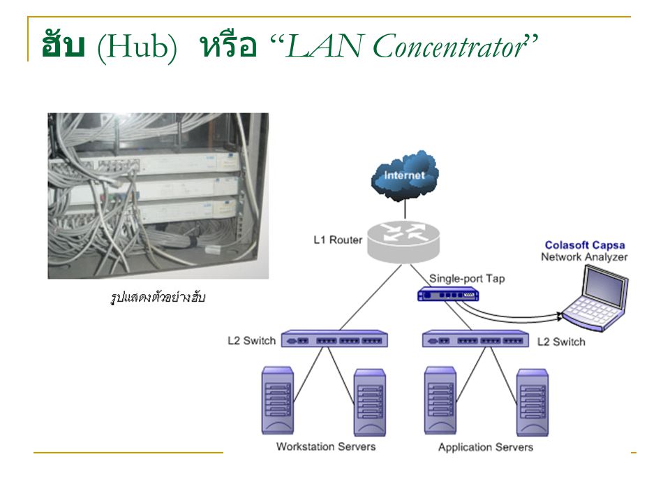 ฮับ (Hub) หรือ LAN Concentrator