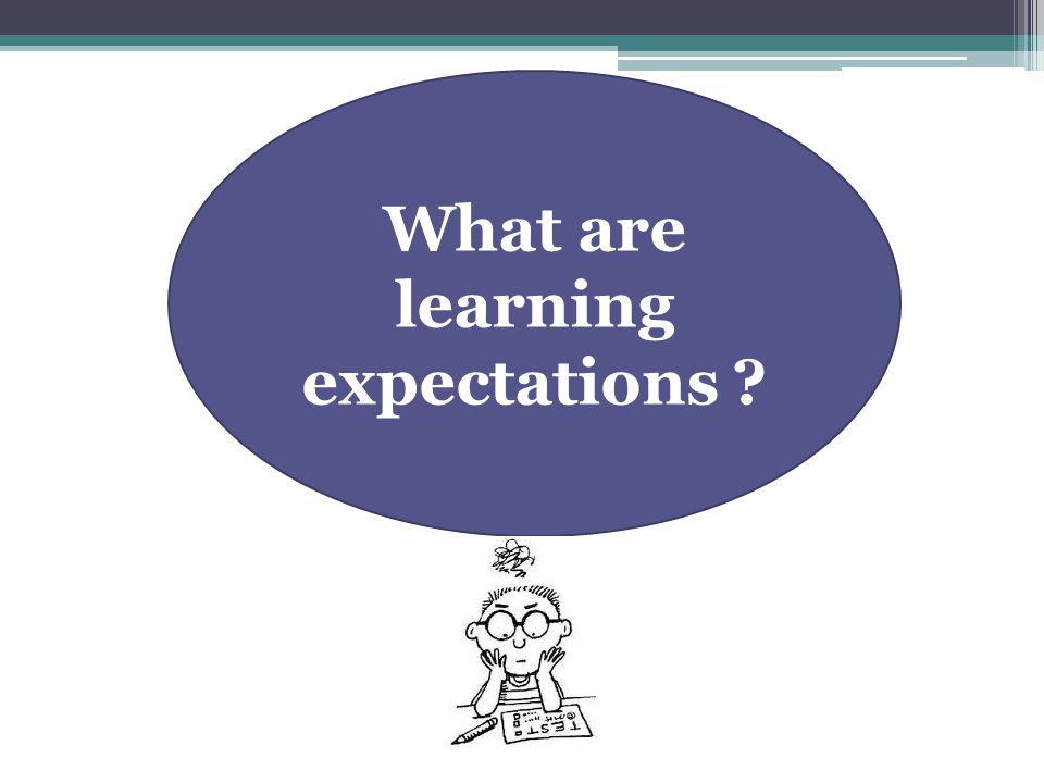 What are learning expectations