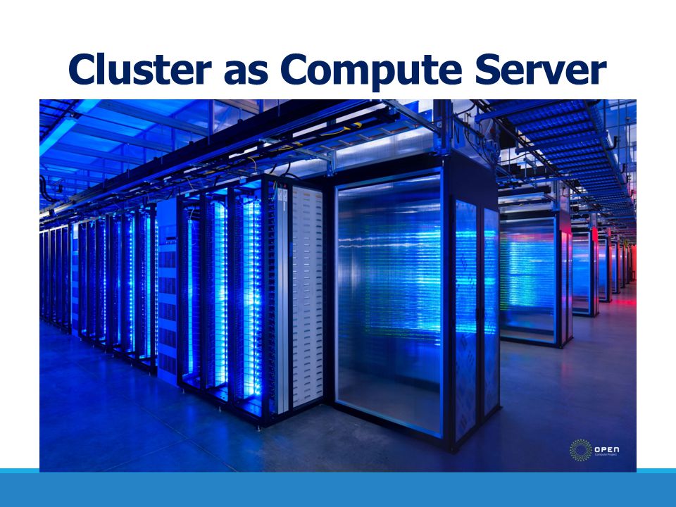 Cluster as Compute Server