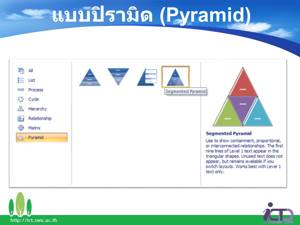 แบบปิรามิด (Pyramid)