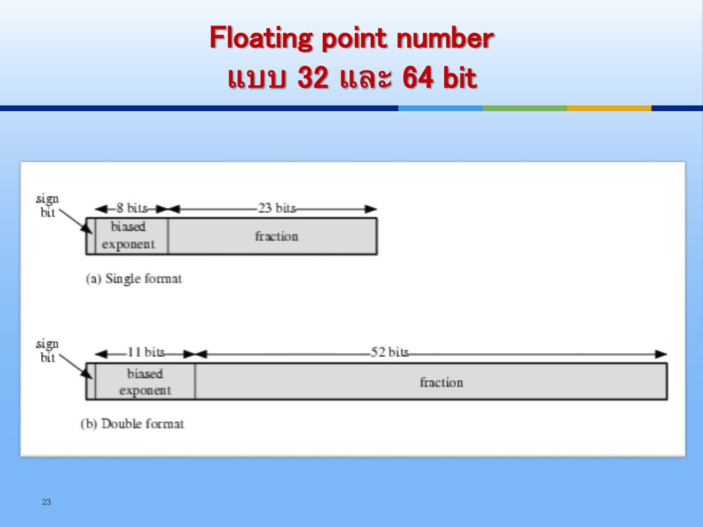 Floating point number แบบ 32 และ 64 bit