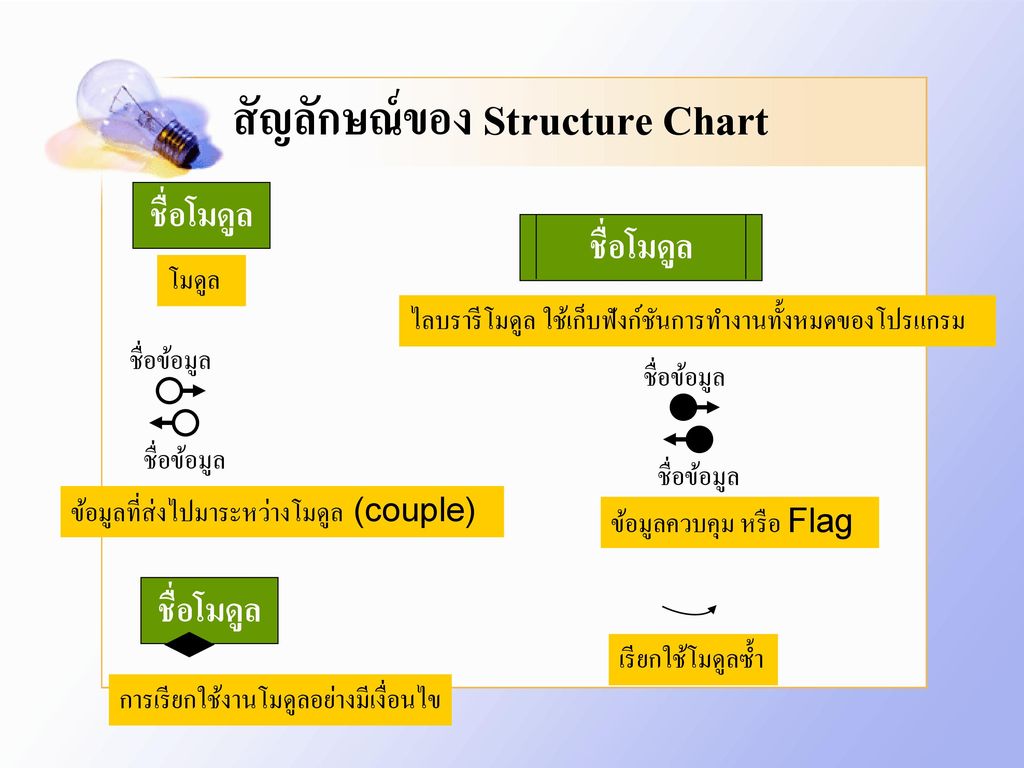 สัญลักษณ์ของ Structure Chart