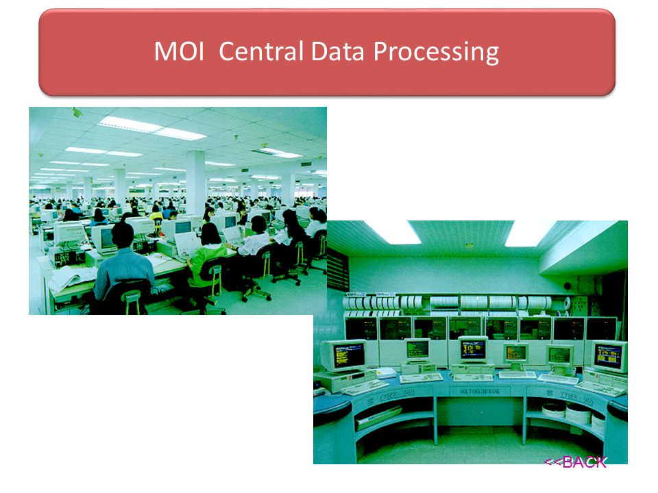 MOI Central Data Processing