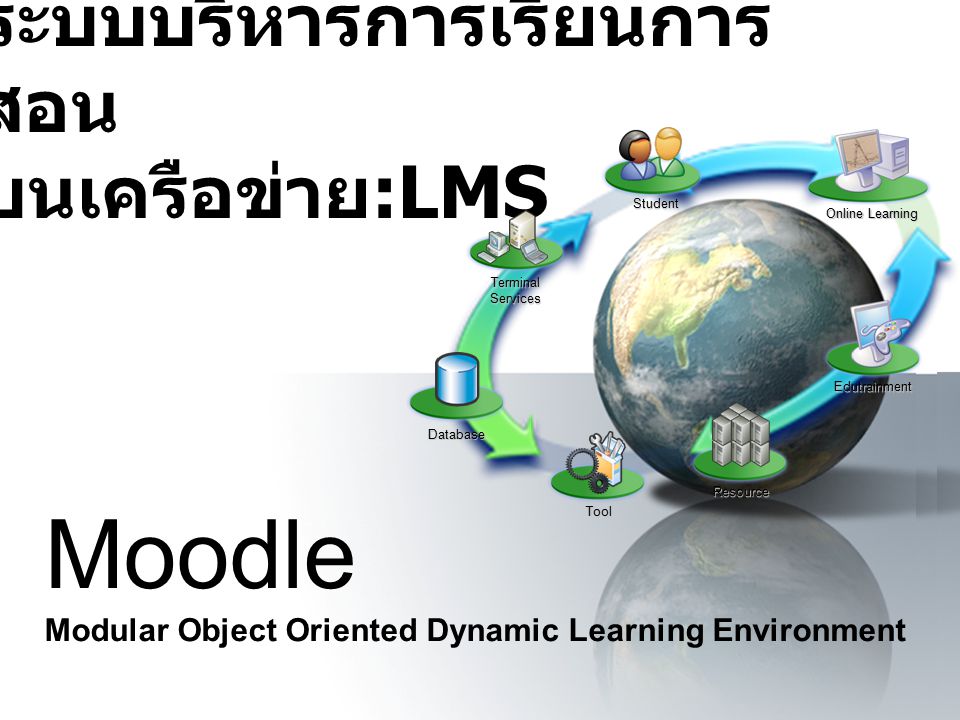ระบบบริหารการเรียนการสอน บนเครือข่าย:LMS