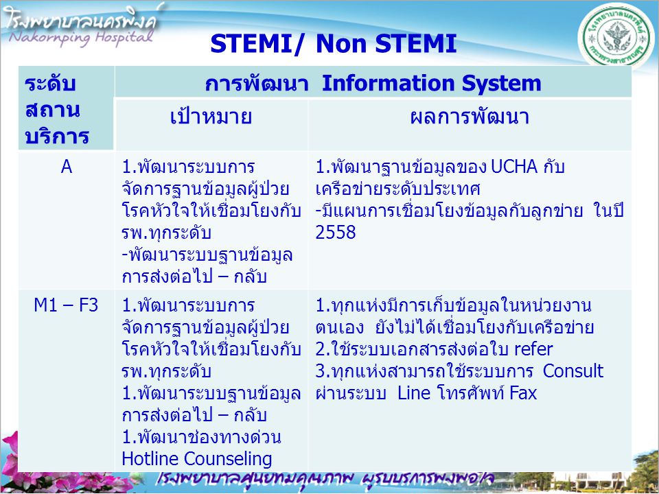 การพัฒนา Information System