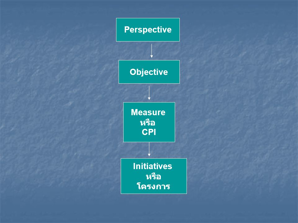 Perspective Objective Measure หรือ CPI Initiatives หรือ โครงการ