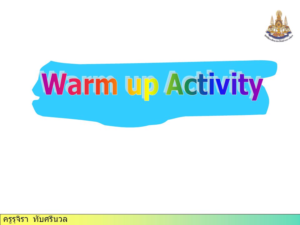 Warm up Activity
