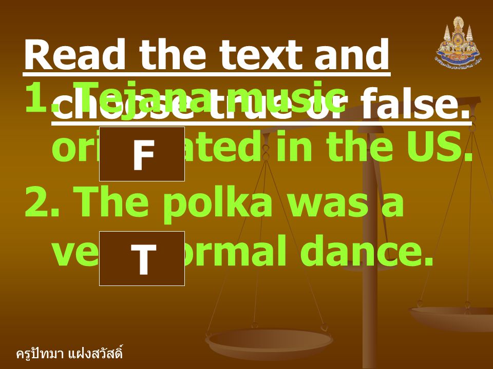 Read the text and choose true or false.