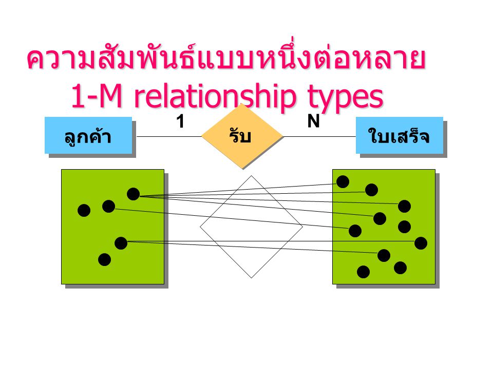 ความสัมพันธ์แบบหนึ่งต่อหลาย 1-M relationship types
