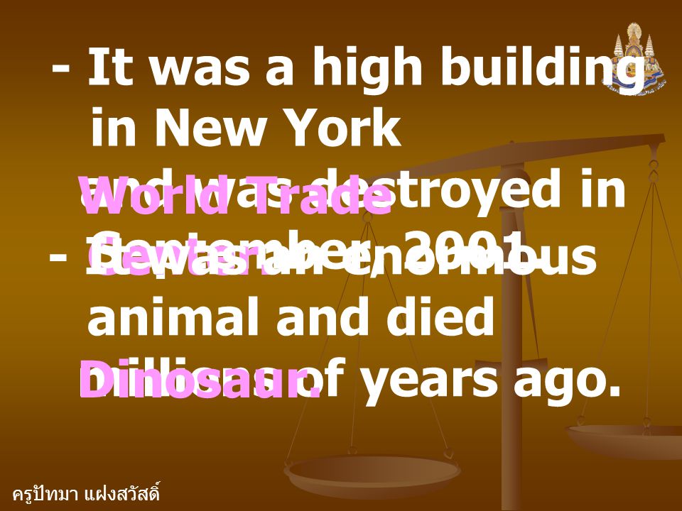- It was a high building in New York