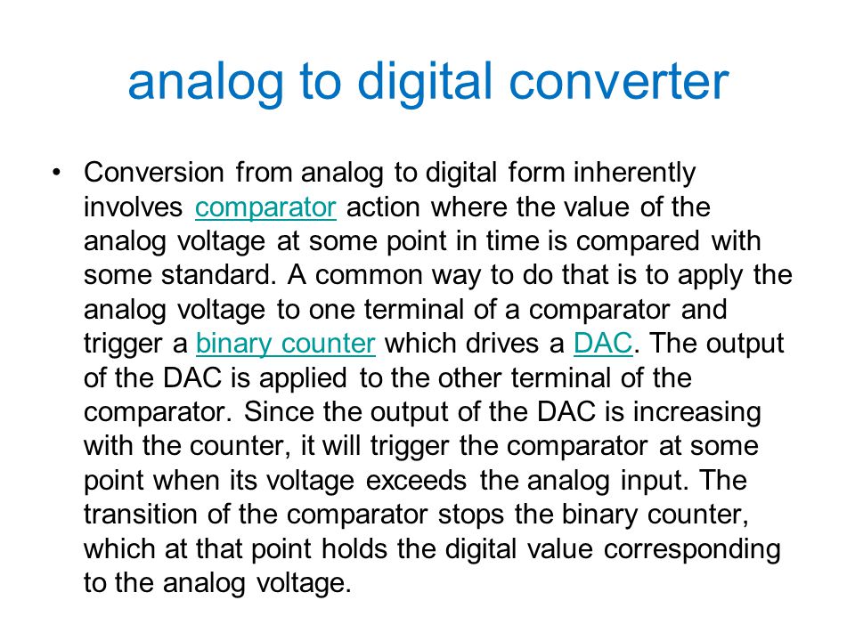 analog to digital converter