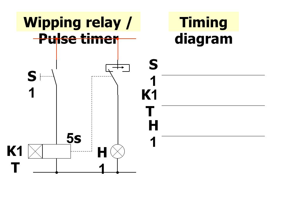 Wipping relay / Pulse timer
