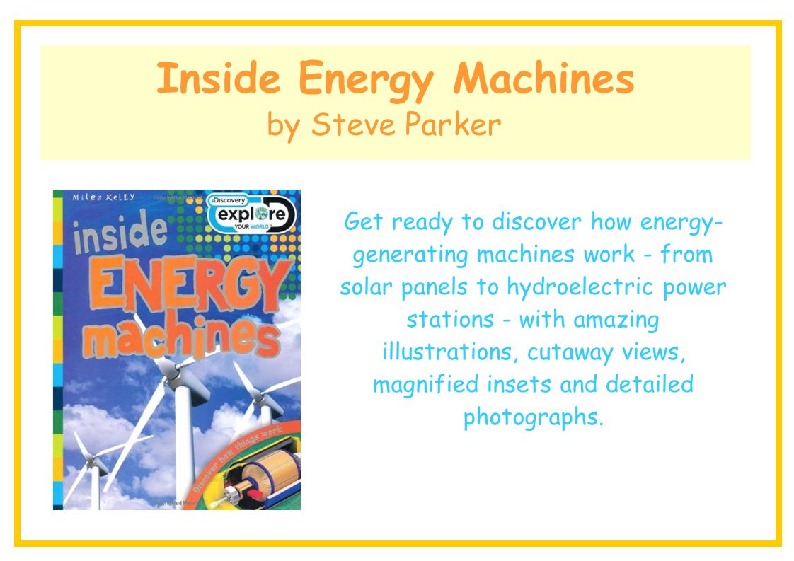 Inside Energy Machines