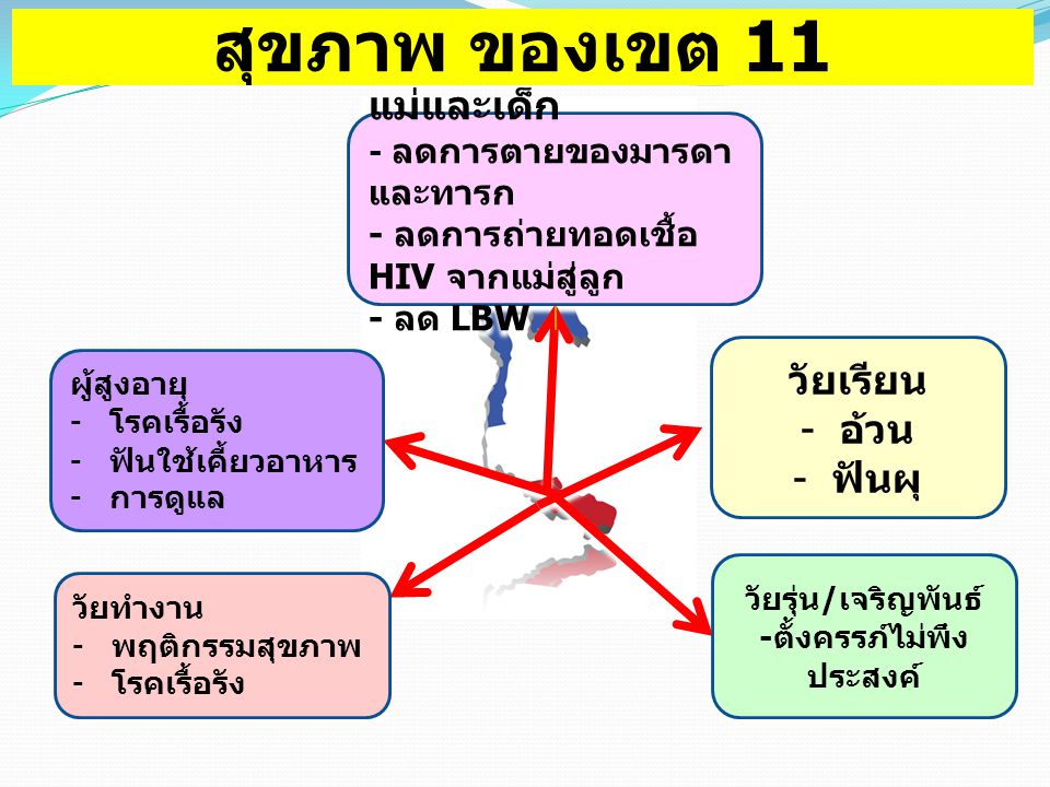แผนงานพัฒนาการสร้างเสริมสุขภาพ เพื่อเข้าสู่ประชาคมอาเซียน ปี 2558