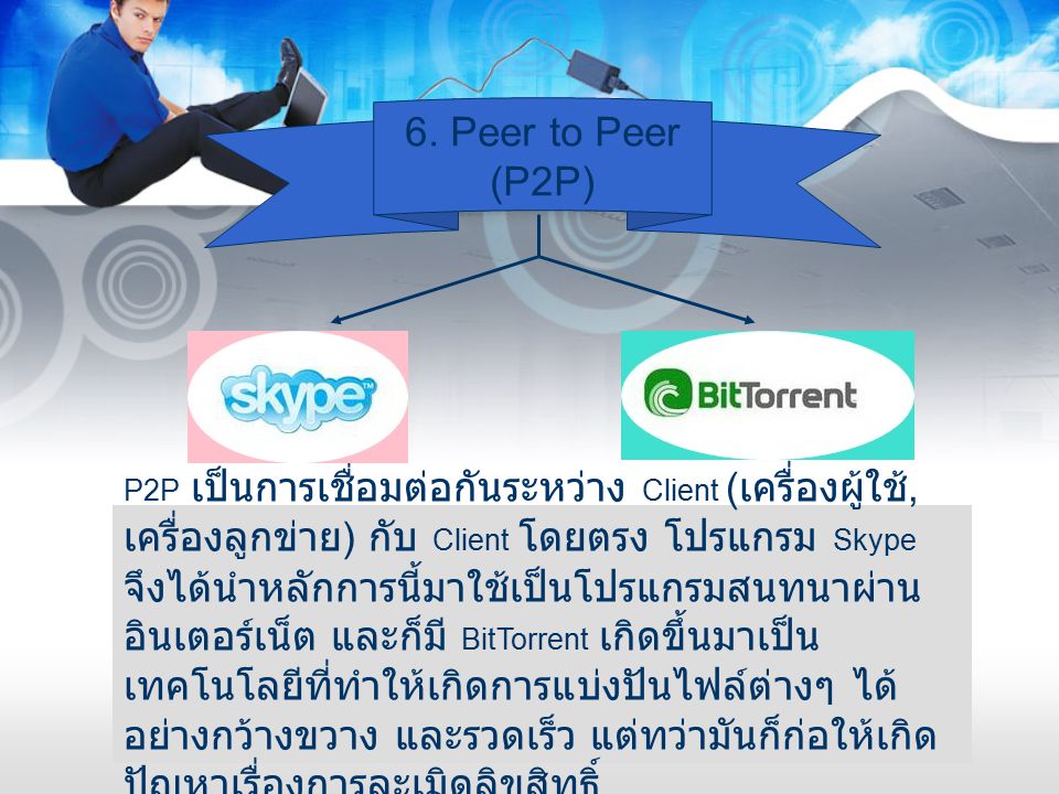 6. Peer to Peer (P2P)